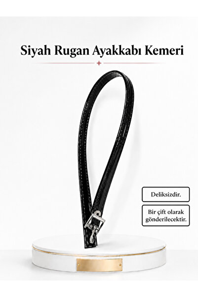 COMFORTSTEP Patent Leather Shoe Belt