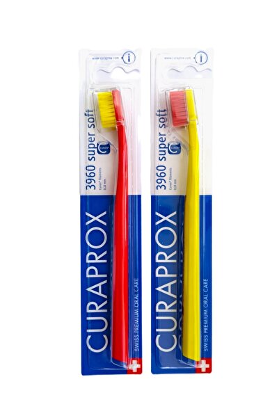 Curaprox CS 3960 SÜPER SOFT DİŞ FIRÇASI X 2 ADET SARI-KIRMIZI