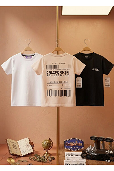 meyastore Boy's t-shirt 3-pack