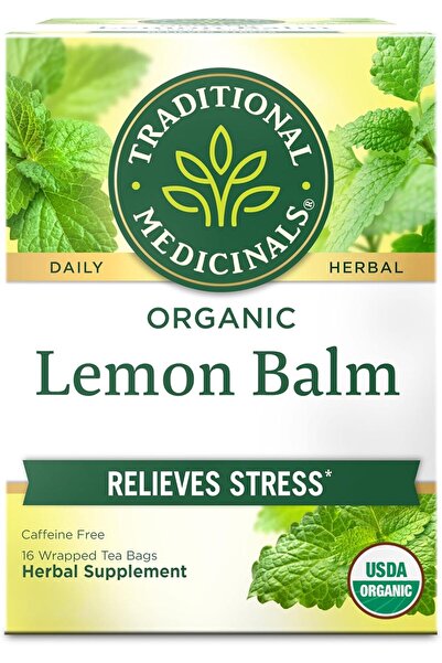 TRADITIONAL MEDICINALS Lemon Balm, 16 Teabags, 105655