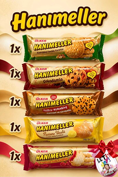 Ülker Hanımeller Muhteşem 5'Li + Let İt Go Süpriz Yumurta Hediyeli