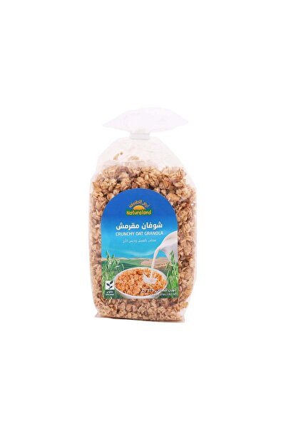 natureland جرانولا شوفان مقرمش بالعسل ودبس الأرز 375 جم