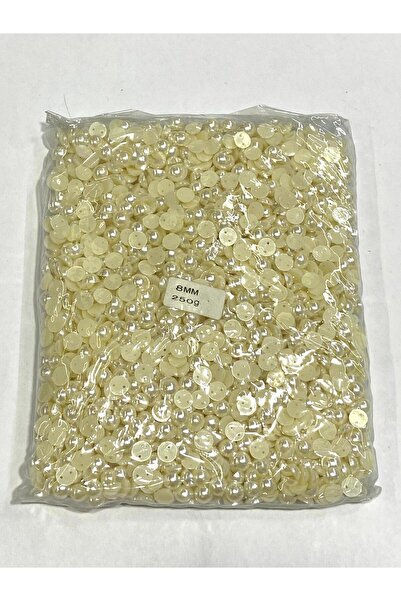 karantuhafiye Napola zalepljene perle / 8 mm / 250 gr / Krem