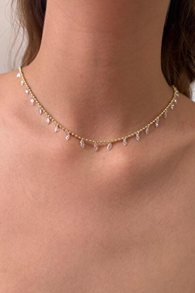 Charmist Steel Crystall Rain Necklace