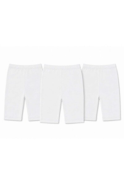 YILDIZ Lycra Boys' Short Tights White 3-Pack
