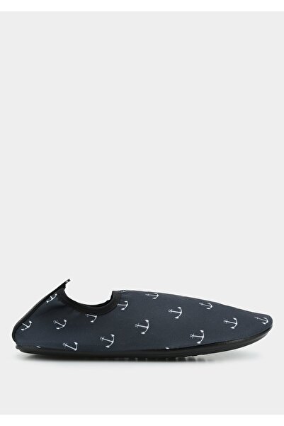 Peluche Men's Black Beach Slippers