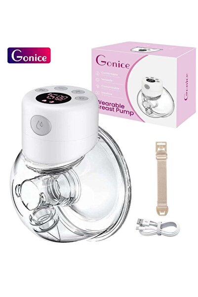 GULF GALLERY Gonice Hands Free Wearable Electric Breast Single Pump