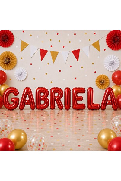 Bibilel Μεταλλικά Μπαλόνια Φύλλα, Bibilel, GABRIELA Σετ Επάνω-Κάτω, Ηλίου ή Α...