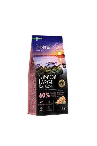Profine Dog Junior Large Breed Ξηρά Τροφή Κουταβιού με Σολομό & Πατάτα 12kg