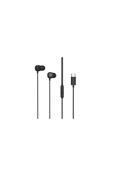 Maxell Căști Type-C pătrate, cu microfon, intraauriculare, stereo, 1,2 m, com...
