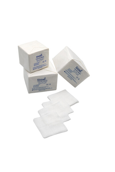 Kinmed قطع شاش طبي 5×5 غير معقم 8 طبقات