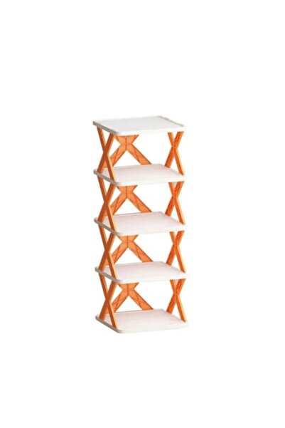 DAMUR Organizator de pantofi, 5 niveluri, ABS, Suport modular, 65.5 x 24 x 26...