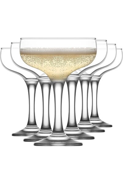 THE WHITE SHOP Glasses Set of 6 - Margarita Cocktail Glasses 10.25 oz Cocktai...