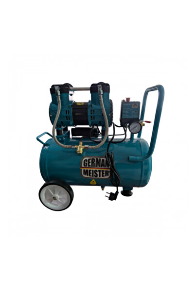 German Meister Compresor de Aer Fără Ulei German Meister, 1300W, Rezervor 24L...