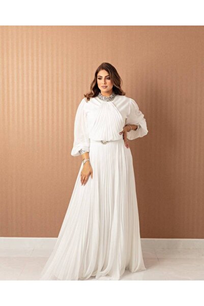 waedline Luminous Grace Gown - white - 48