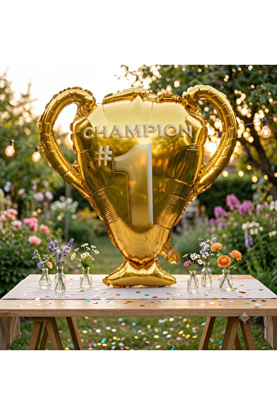 luvissi shelves Cup Foil Balloon # 1 - Designed for Parties and Special Occas...