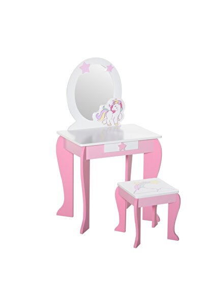 OEM Set masă de machiaj cu scaun pentru copii Re-Bloom, MDF/acrilic, vârsta 3...