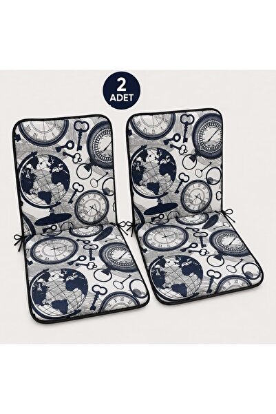 Mandaş 2 komada jastuka za naslon stolice od ratana (debljina 4 cm) - satni u...