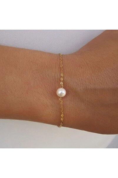 Shiklik Elegant Bracelet with Pearl Chain