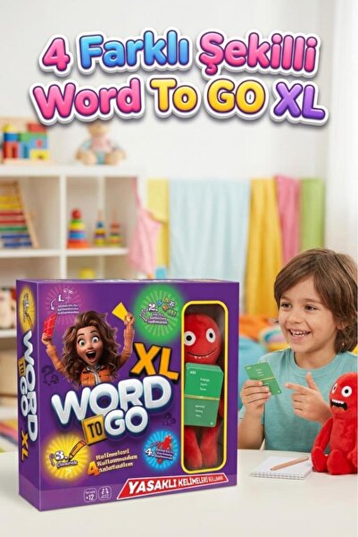 Tıfıl Toys 256 قطعة من لعبة Word XL To Go الممتعة للعائلة تتضمن 4 أشكال مختلف...