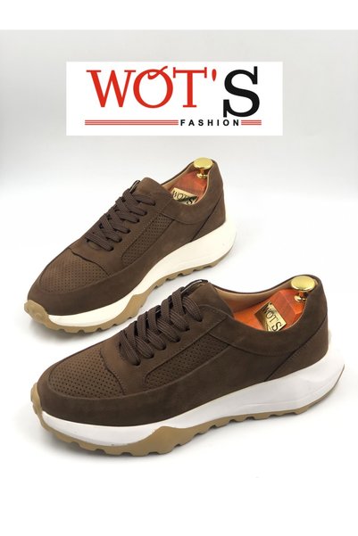 WOTS FASHION Wots Genuine Leather Nubuck Men's Shoes