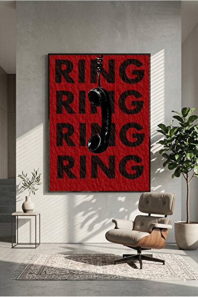 postercraft RING RING RING Poster artistic din lemn (fără ramă)