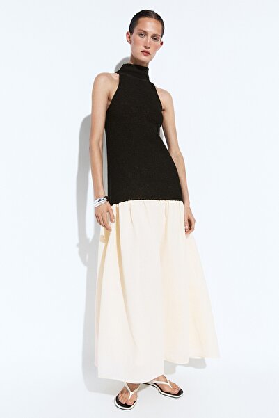 Massimo Dutti Kombine midi elbise