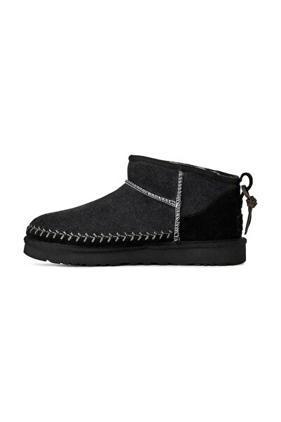 UGG CLASSIC ULTRA MINI BIARRITZ Încălțăminte neagră de damă, Mărimea 40