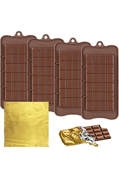 The Bros Silicone Chocolate Moulds with Foil Wrappers