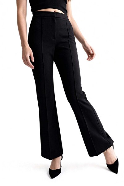 HAKKE Women's High Waist Loose Fabric Pants