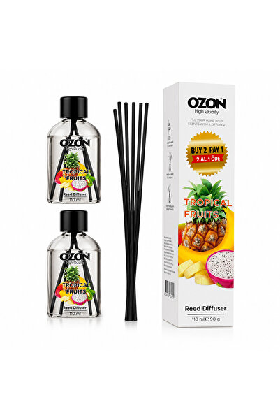 Ozon Set 2 odorizante de cameră cu bețișoare OZON® Tropical Fruits, 2 x 110 ml