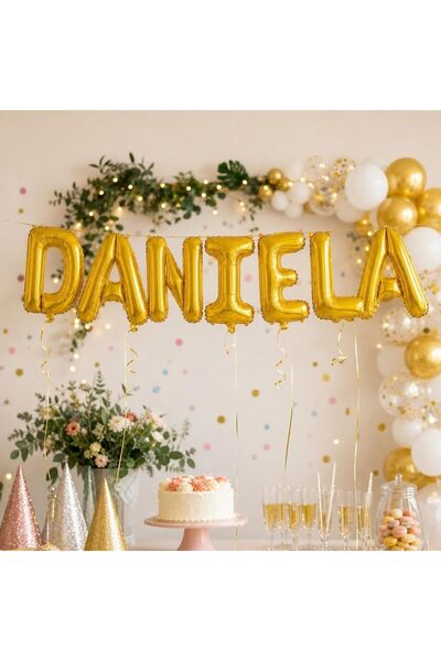 Bibilel Μεταλλικά Μπαλόνια Φύλλου, Bibilel, DANIELA Σετ Επάνω-Κάτω, Ηλίου ή Α...