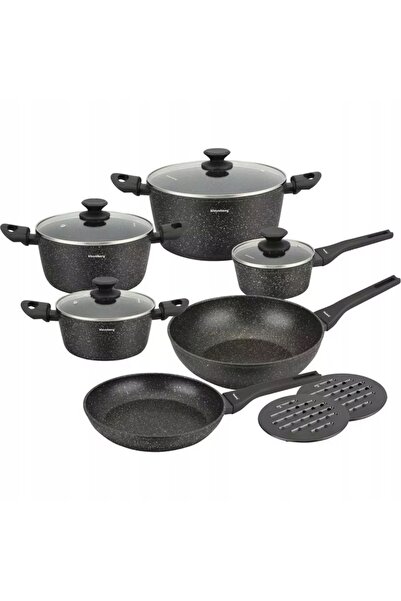 Klausberg SET COMPLET DE VASE DE MARMOARE 2x TIGĂN PENTRU PRĂJIT, VASE RONDEL...