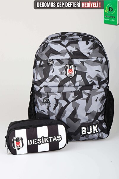 Beşiktaş X Dekomus Licensed Camouflage Large Size High School School Bag and ...