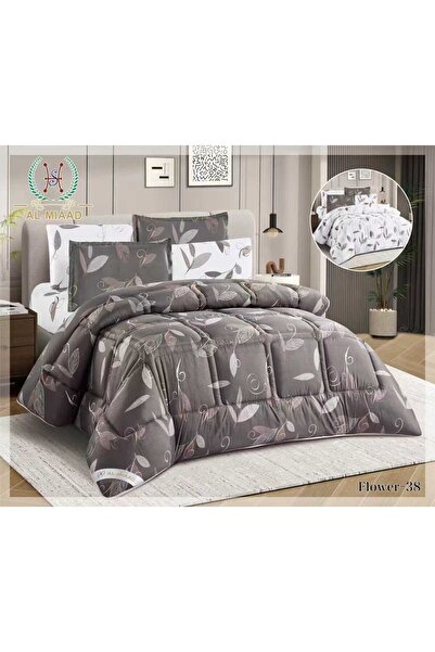 ALMIAAD Double Quilted Double-Sided Puffy Quilt - Soft Microfiber |   Nefren ...