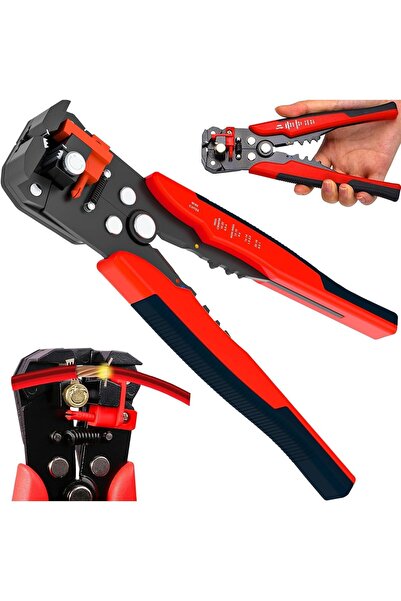 OEM ® 5’i 1 Arada Otomatik Kablo Soyucu, Kesici, Kıvırıcı ve Pabuç Sıkma Pens...