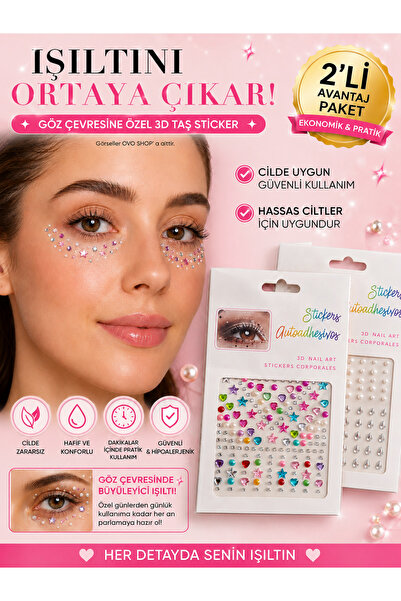 OVO SHOP Yüz Sticker 2'li Set