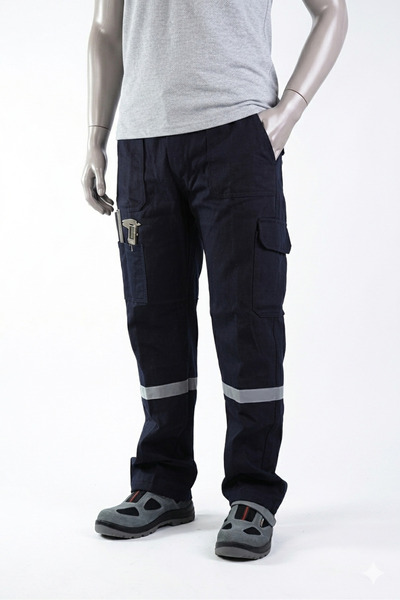 Secura İş Güvenliği Summer Work Trousers Original Gabardine Fabric - Navy Blu...