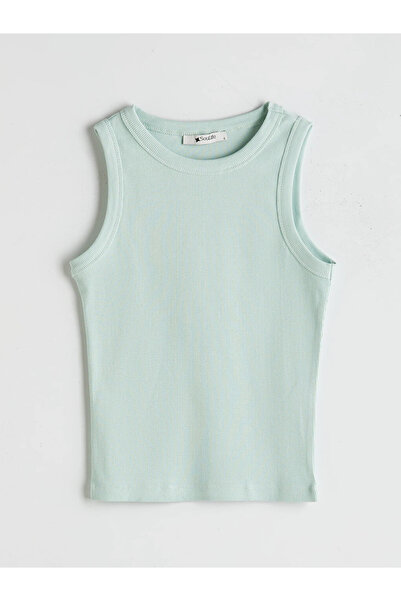 LC Waikiki Green Crew Neck Women's Tank Top