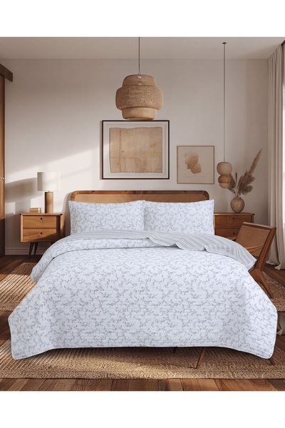 la lune home غطاء سرير لورا ميكروكوتون ديلي مقاس كبير/240×260 سم