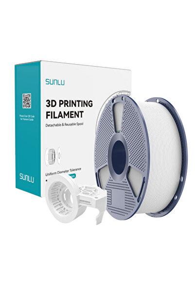 Sunlu Beyaz High Speed Mat PETG Filament - 1.75mm - 1 Kg