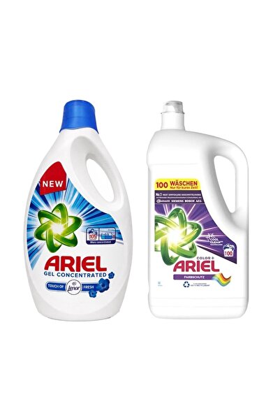 Ariel Detergent lichid Universal Clean 5.7 L + + Detergent Color+ 5L
