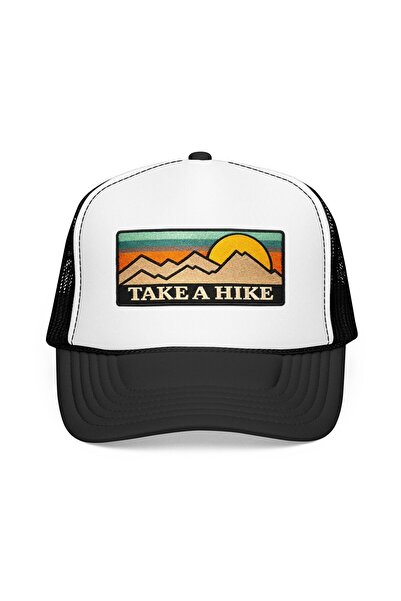 Hat Șapcă „Take A Hike” – Grafică montană vintage