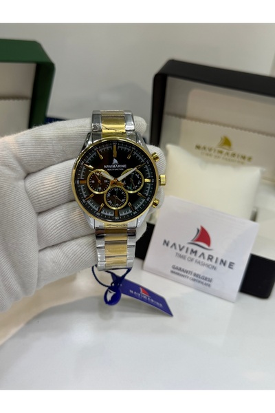 Navimarine ERKEK KOL SAATİ ÇELİK KASA ÇELİK KORDON