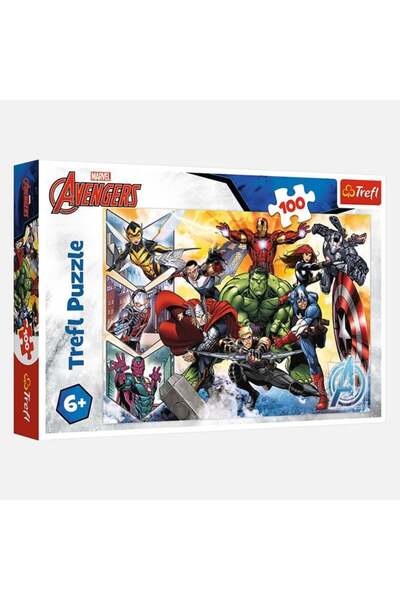 Jumbo Puzzle Avengers toti eroii 100 piese Trefl