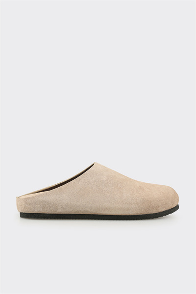 Elle Shoes Vizon Deri Erkek Terlik