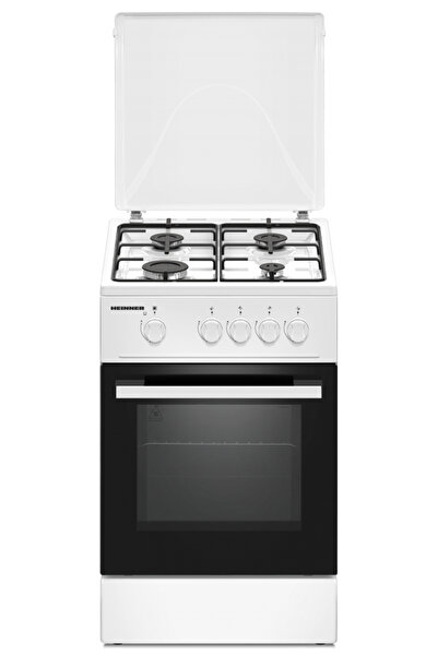 Heinner HFSC-K50WH Aragaz pe gaz 50x50 cm, Alb, 4 arzătoare