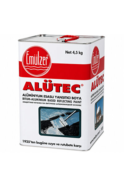 Alütec Bitüm Alüminyum Esaslı Yansıtıcı Boya 4,5 Kg