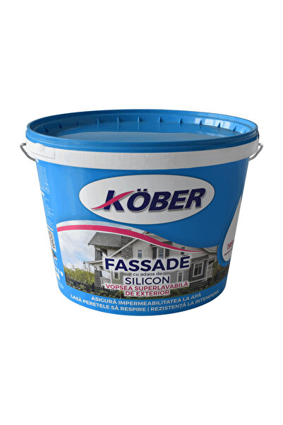 Kober Vopsea lavabilă pentru exterior, siliconică pentru fațade, 15L, / V8910...
