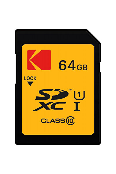 Kodak Κάρτα Μνήμης SDXC, 64Gb, Κλάση 10/ UHS-1 U1 EKMSD64GXC10K